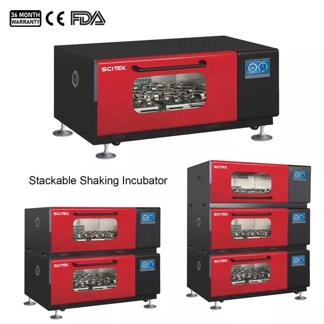 Stackable CO2 Constant Temperature Shaking Incubator